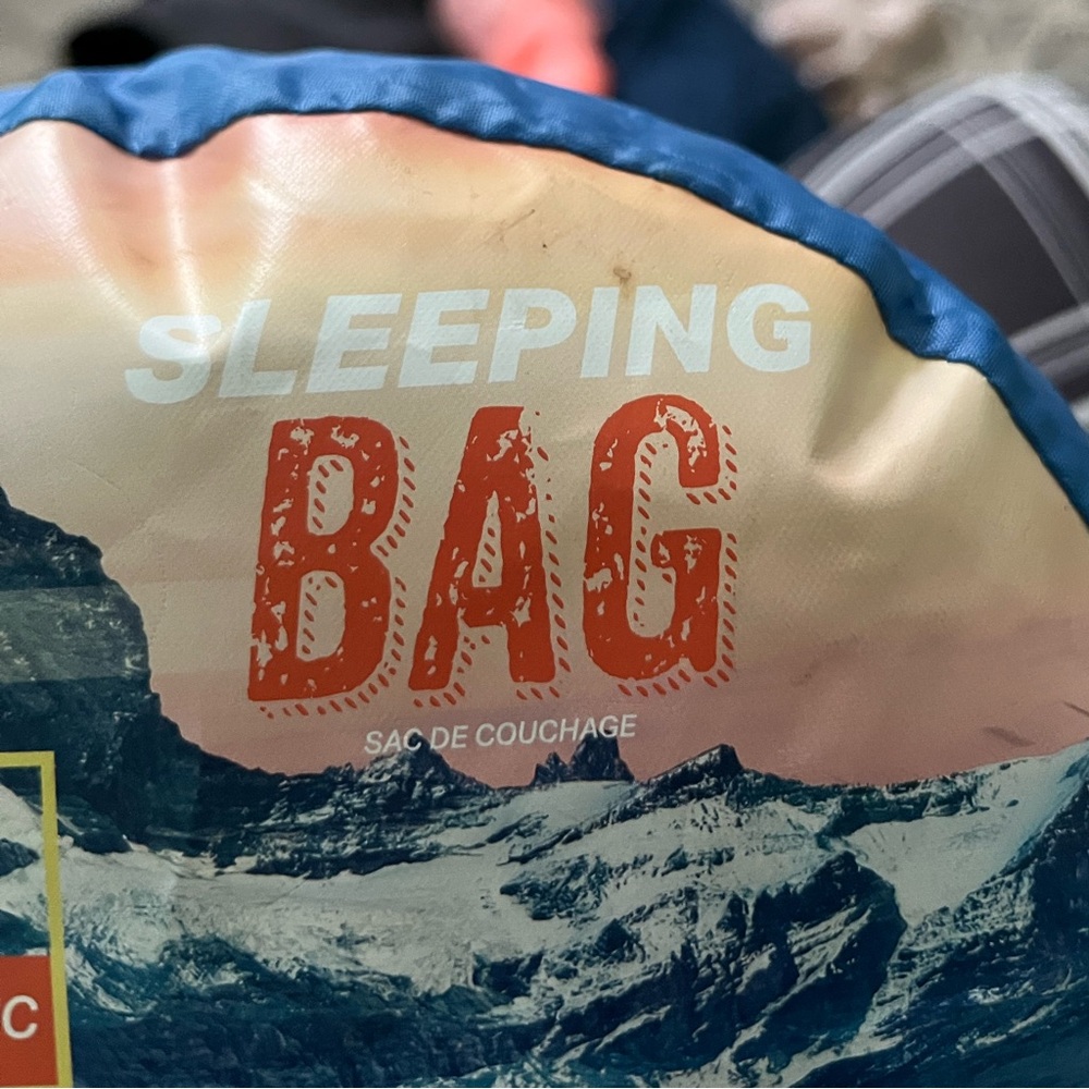 Sleeping Bag - Blue and‎ Orange. NWT
